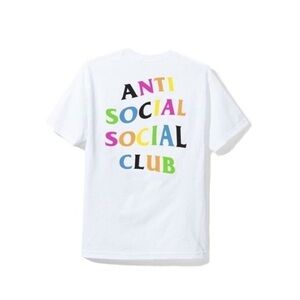 Anti Social Social Club Stud Belt Tee White ASSC